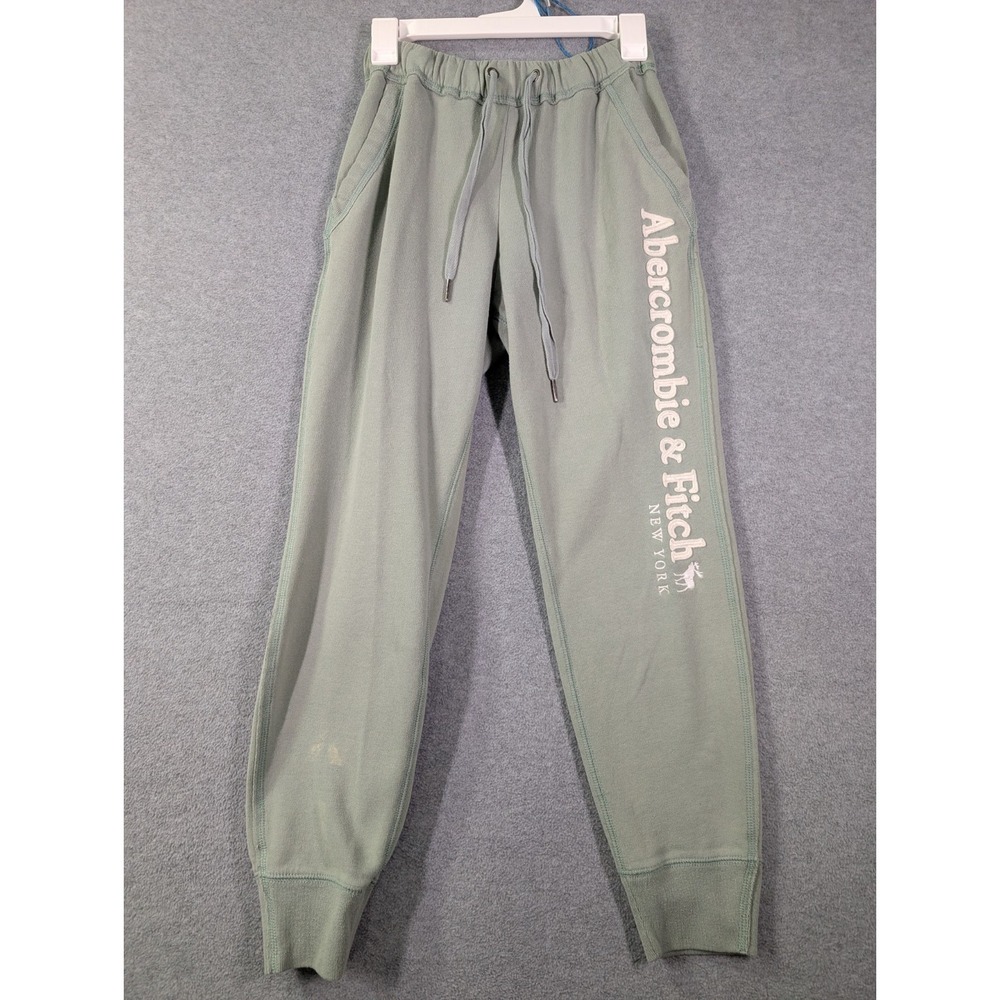 Abercrombie & Fitch Soft A&F Collection Jogger Sweatpants Sage Green Women's S